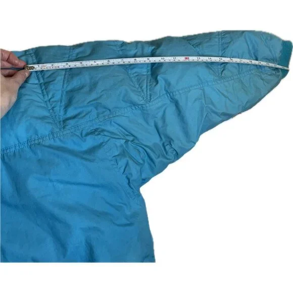 North Face Vintage 80s Down Feather Jacket Puffer Men’s Blue L - Picture 11 of 14